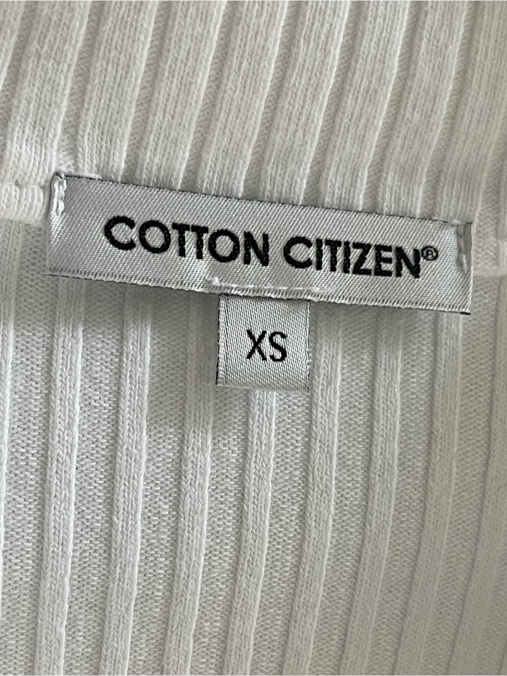 Cotton Citizen Ibiza Long Sleeve Polo in White XS - Picture 2 of 9